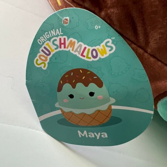 Squishmallows New with Tags Maya Mint Ice Cream - Picture 7 of 11